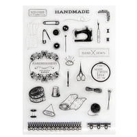 silicone clear stamps for scrapbooking daily necessities decoration embossing folder craft rubber stamp tools new