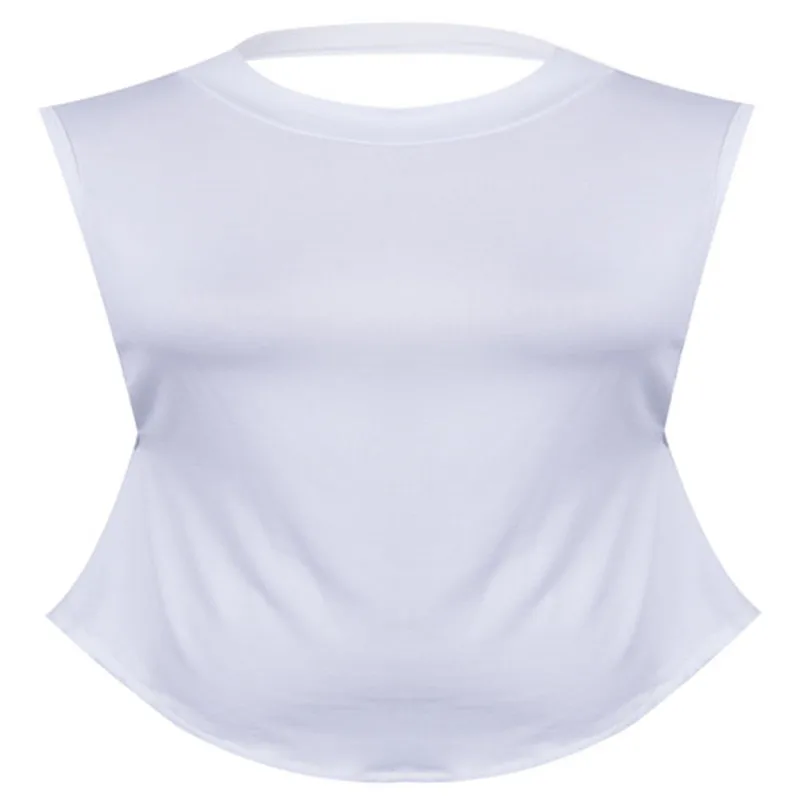 Однотонные женские эритротопы Женская свободная мягкая майка без рукавов