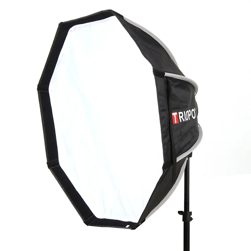 Складной восьмиугольный софтбокс TRIOPO KX65cm 90 см с ручкой для вспышки Godox Yongnuo Speedlite