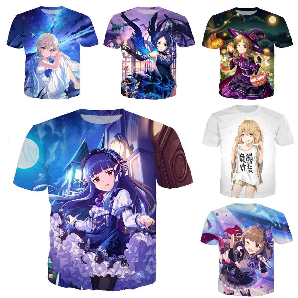 LIASOSO Мужская футболка 3D принт аниме для девочек сексуальная Loli мужские футболки