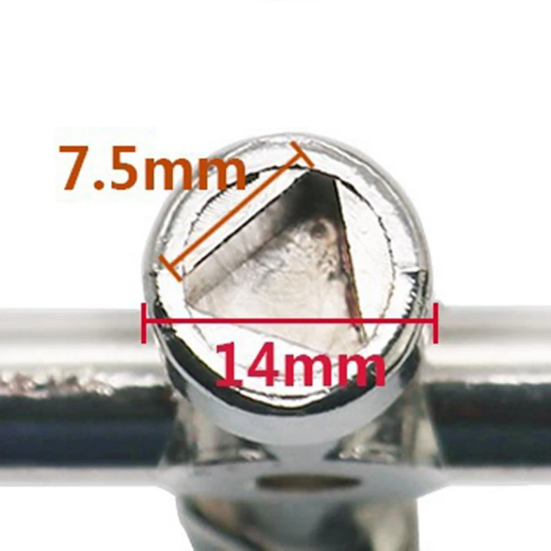 Многофункциональный 4 способа Универсальный треугольный ключ водопроводные