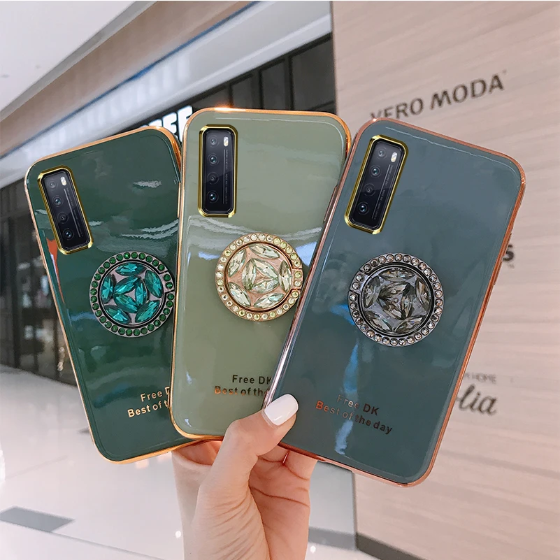 

Nova 7 Luxury 6D Plating Case For Huawei nova 7 Pro Soft TPU Mobile Phone Bag BacK Cover For Huawei nova 7 Pro Silicone Capa