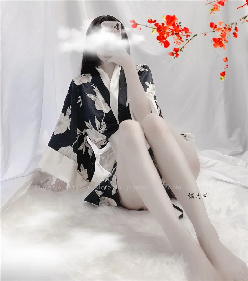 Женское сексуальное нижнее белье кимоно в японском стиле халат юката