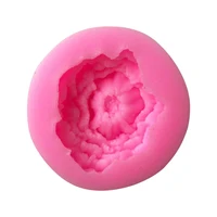 peony shape silicone mold diy mould ocean soft pottery model 4 7cm kitchen baking tools silicagel flower design cake tool