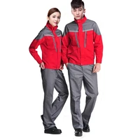 2021 reflective work clothing jacket men women suit wear resistant uniform safety auto repair miner mechanical workshop coverall