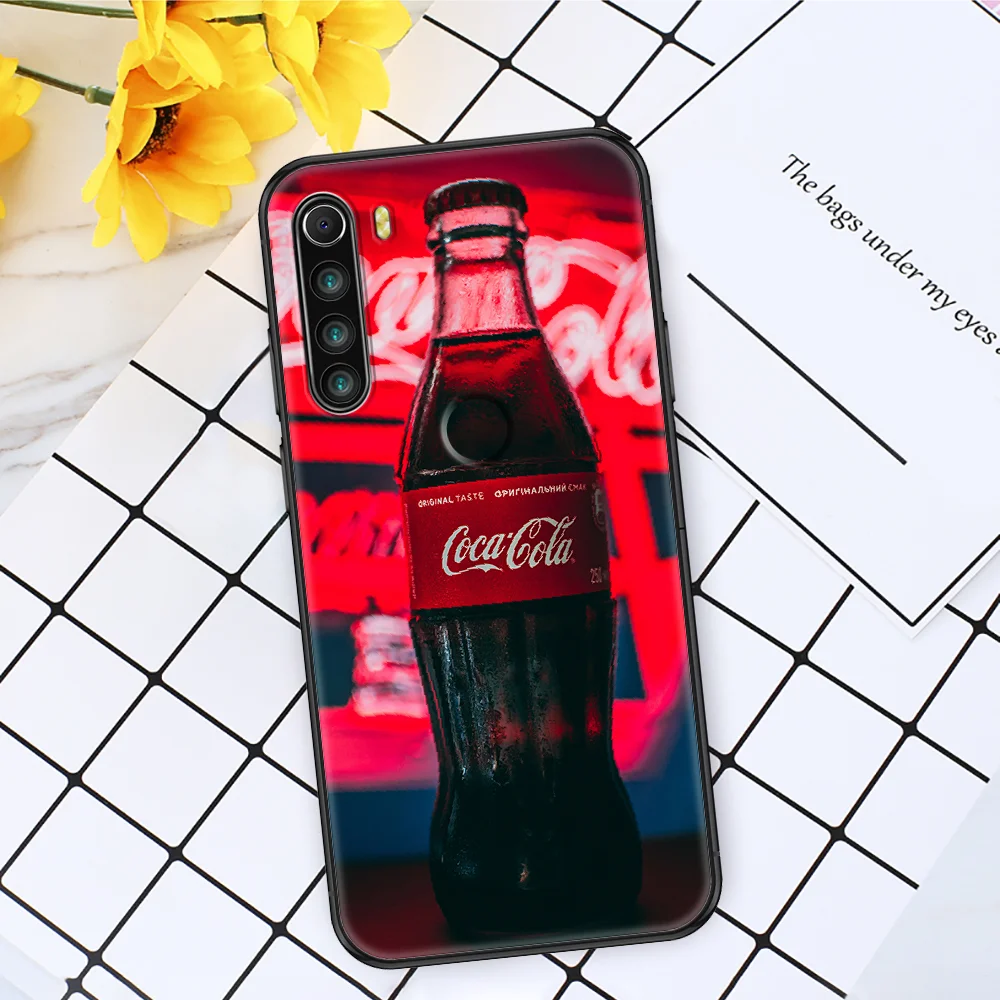 

Cola Soda Cocas coke Phone case For Xiaomi Redmi Note 7 7A 8 8T 9 9A 9S 10 K30 Pro Ultra black soft back silicone coque 3D