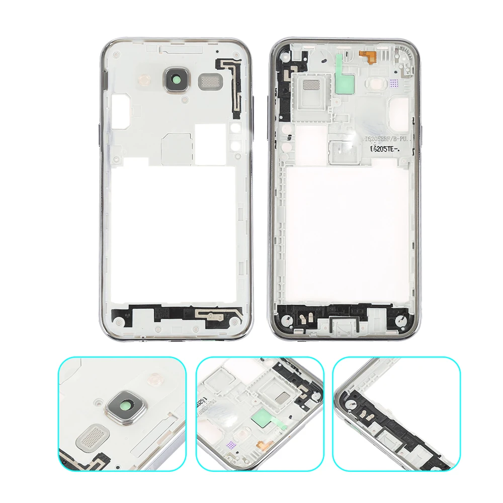 Средняя рамка для samsung J5 J500F чехол корпуса чехол Запчасти для дверей с боковой кнопкой