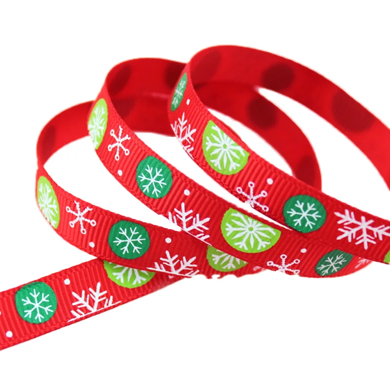 Рождественские ленты с буквенным принтом 10 мм 2 метра/партия рождественские