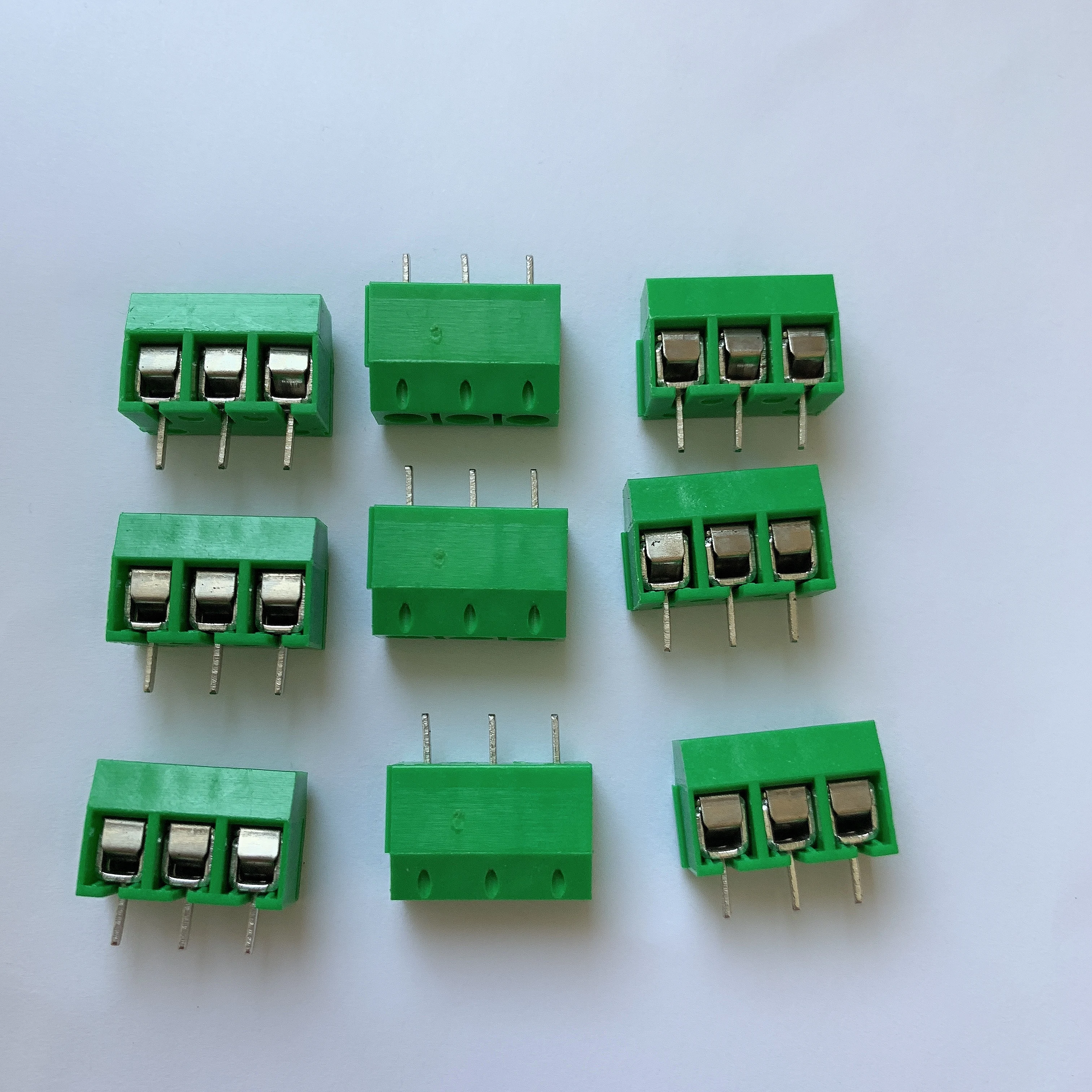 10 шт./партия kf301 3p с соединением внакрой винт PCB интервал 5 0 разъема терминала