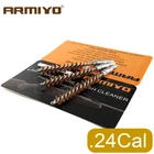 Armiyo .243Cal 6 мм чистящее средство для ствола винтовки охотничьего ружья Чистящая бронзовая Щетка винт Резьба Размер 8-32