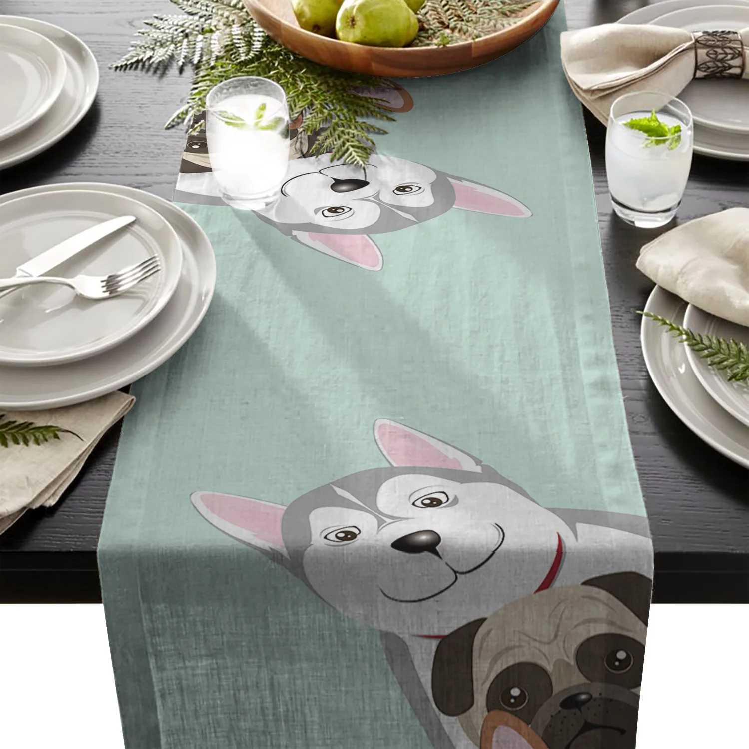 Щенок Peeks At милые животные современная настольная дорожка с высокой точностью