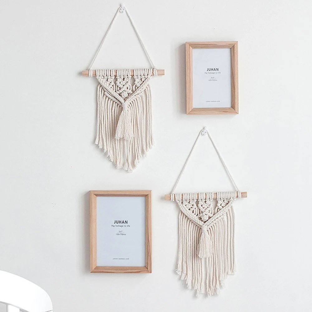 

Macrame Tassel Dream Catcher Wall Hanging Tapestry Pendant Craft Handwoven Tassel Decoration for Bedroom Dormitory