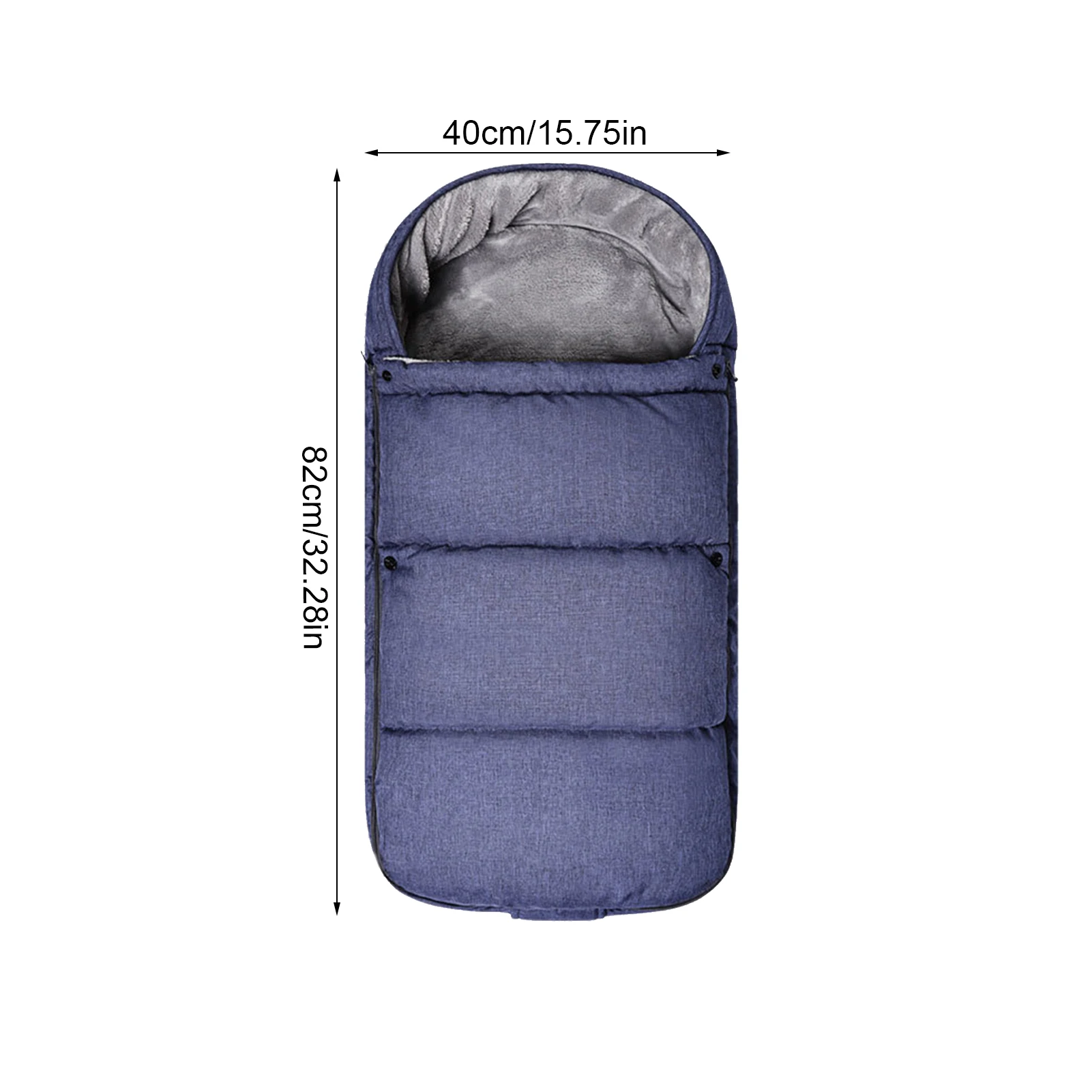 

Stroller Sleeping Bag Universal Bunting Bag Warm Thick Footmuff To Adapt To The Different Needs Of The Baby