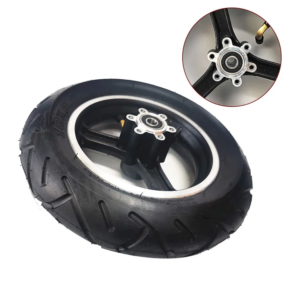 

Electric Scooter 10x2.70-6.5 / 10x3.00-6 Vacuum Tyres Tubeless Tire Inch With Wheel Hub 6000 Bearing Patinete Hoverboard Parts