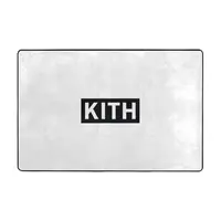 Kith Black BOGO Doormat Carpet Mat Rug Polyester Anti-slip Floor Decor Bath Bathroom Kitchen Bedroom 60*90