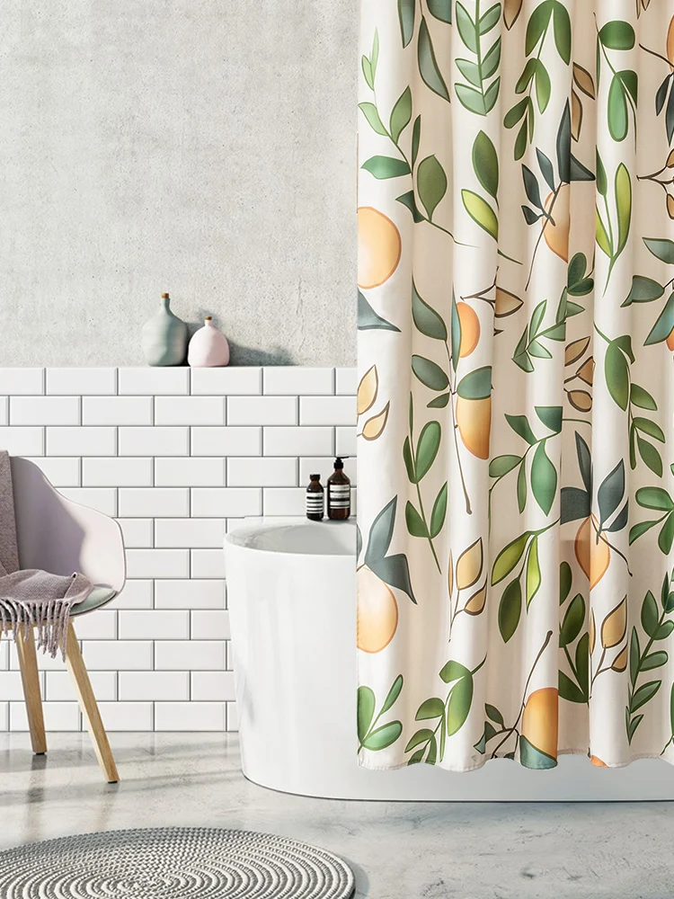 Утолщенная Водонепроницаемая душевая занавеска разделенная для душа с