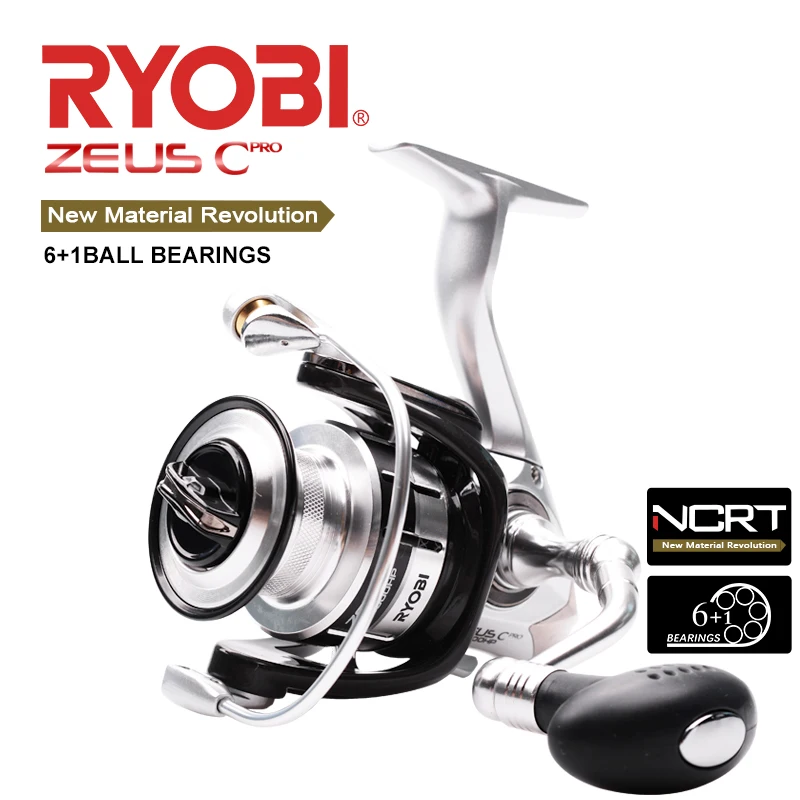 Рыболовная катушка RYOBI ZEUS C PRO металлическая для спиннинга 1000-8000 6 + 1BB передача 1/5: 2