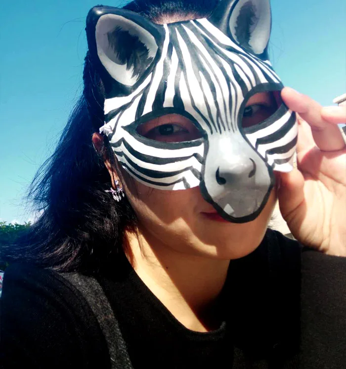 Новое качество ручной работы DIY маска для милой фотосъемки детей в стиле Хеллоуин