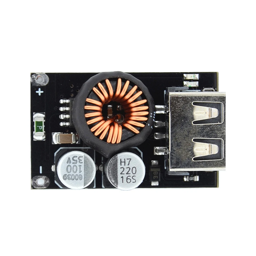 

QC2.0 QC3.0 Быстрая зарядка USB плата высокая эффективность DC-DC понижающий преобразователь модуль 10 В-32 В до 3,8 В-12 в мобильный телефон