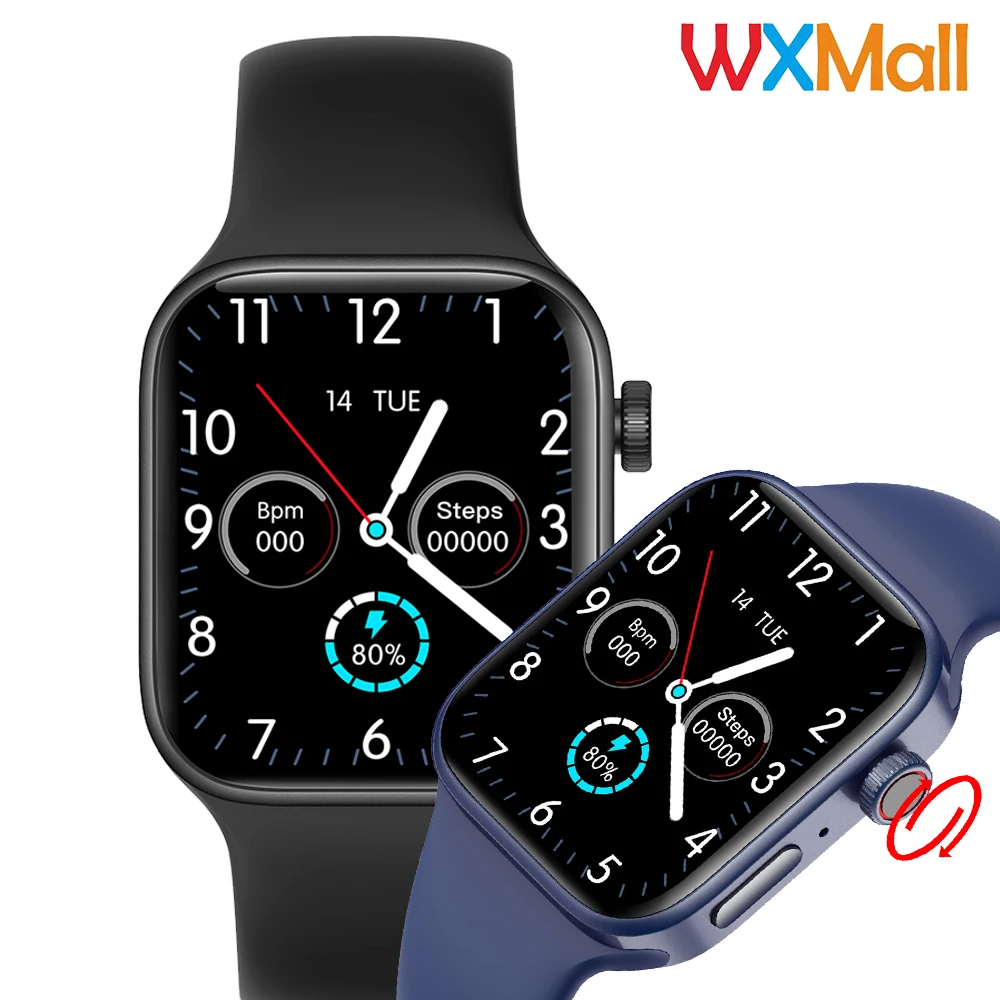 

Z36 Smart Watch Series 7 Wireless Charger 1.75" DIY Face Blood Pressure Men Women Smartwatch For iOS Android PK IWO W37 W26 W46