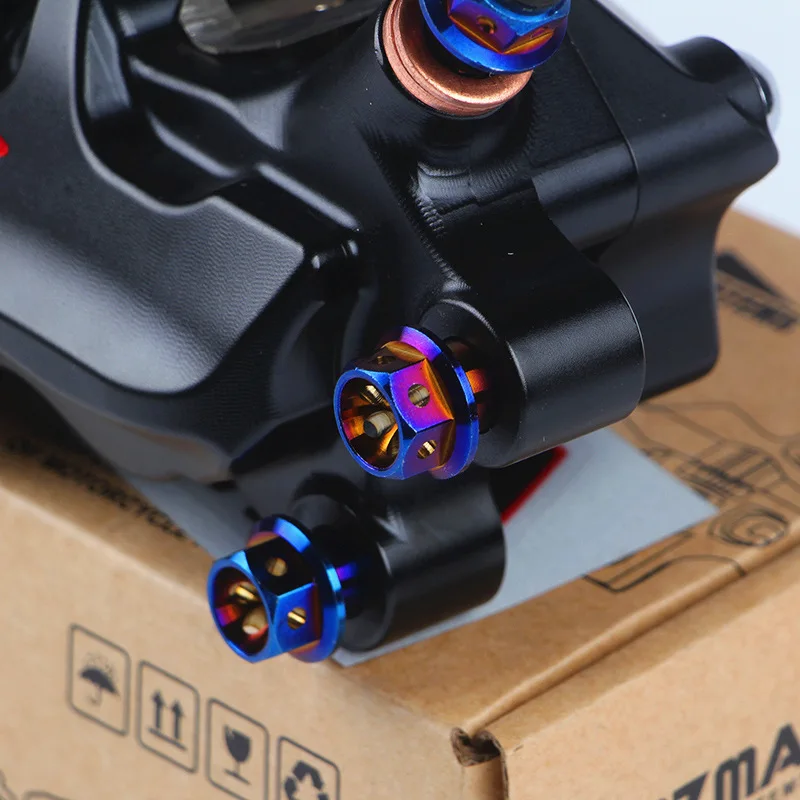 M10x1.0MM Мотоцикл с ЧПУ сожженных Титан 304 Нержавеющая сталь болт обрез винт