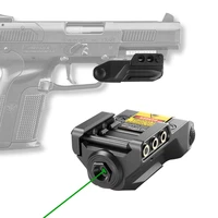 mini green laser dot gun sight with picatinny rail for handgun pistol glock 17 low profile type c rechargeable lazer pistola