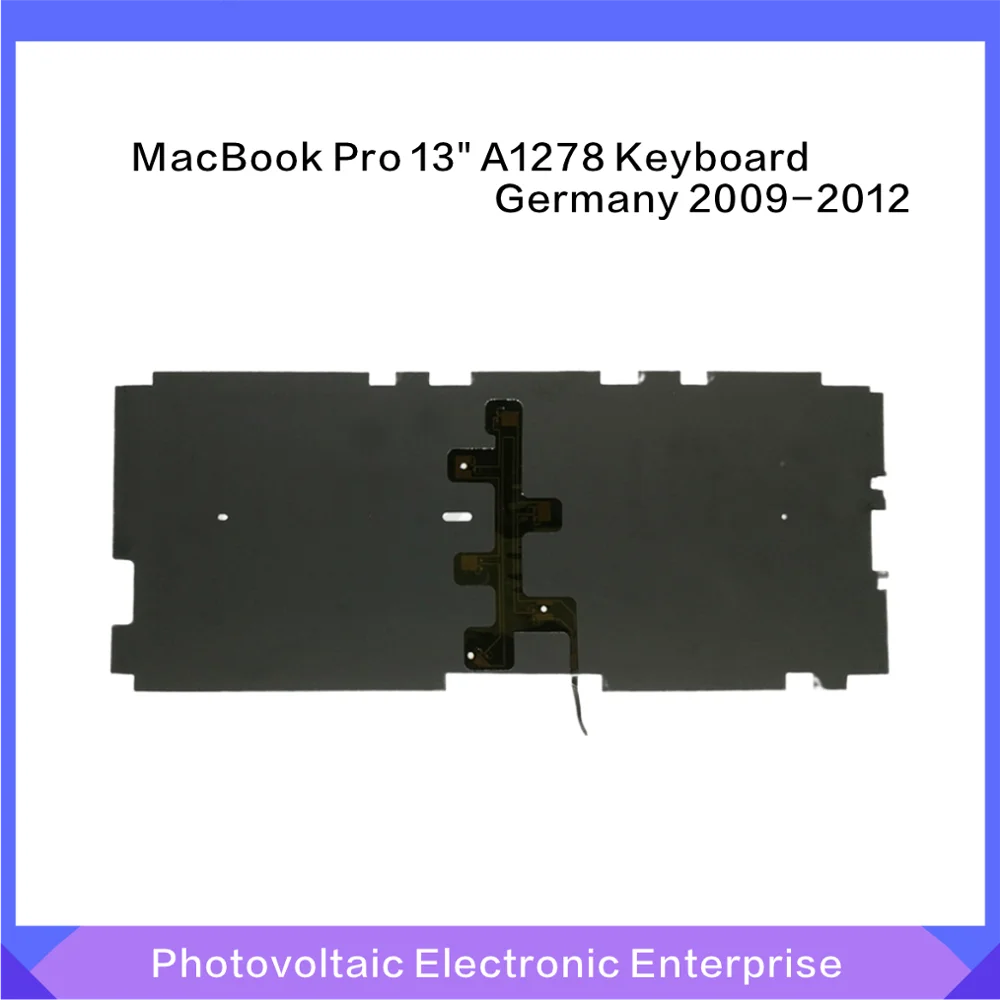Новая немецкая клавиатура с подсветкой для MacBook Pro 13 &quotA1278 2009 2012 лет|Клавиатуры