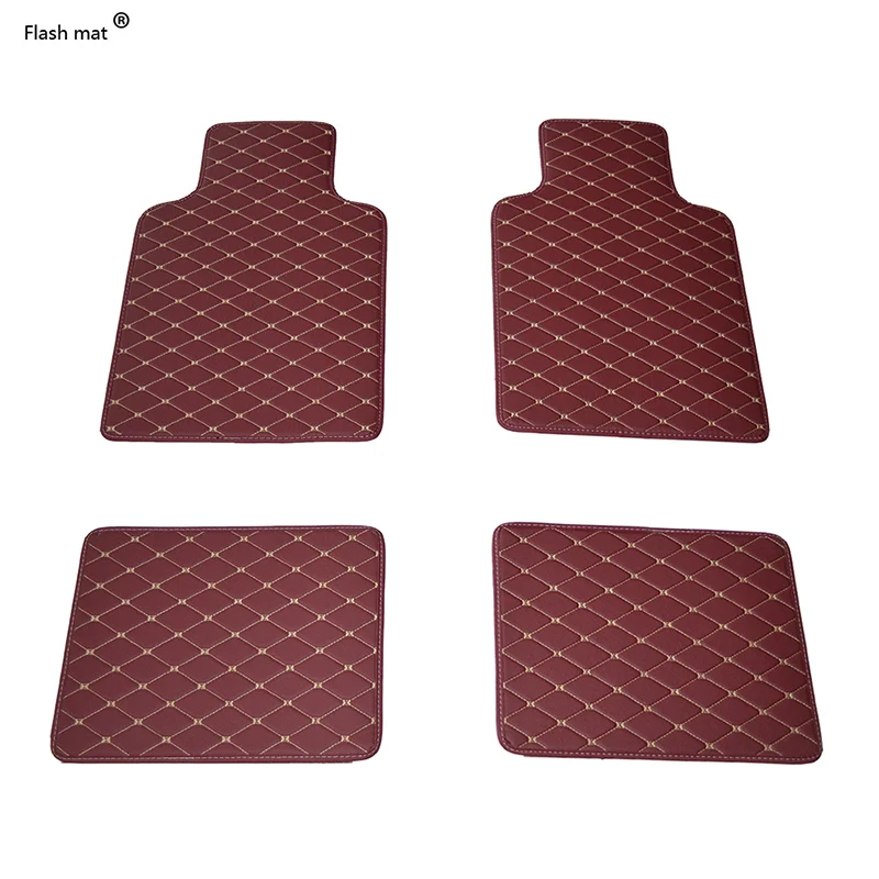 Flash mat Universal car floor mats for DS DS3 DS4 DS4S DS5 DS6 accessories styling Custom foot carpet covers | Автомобили и