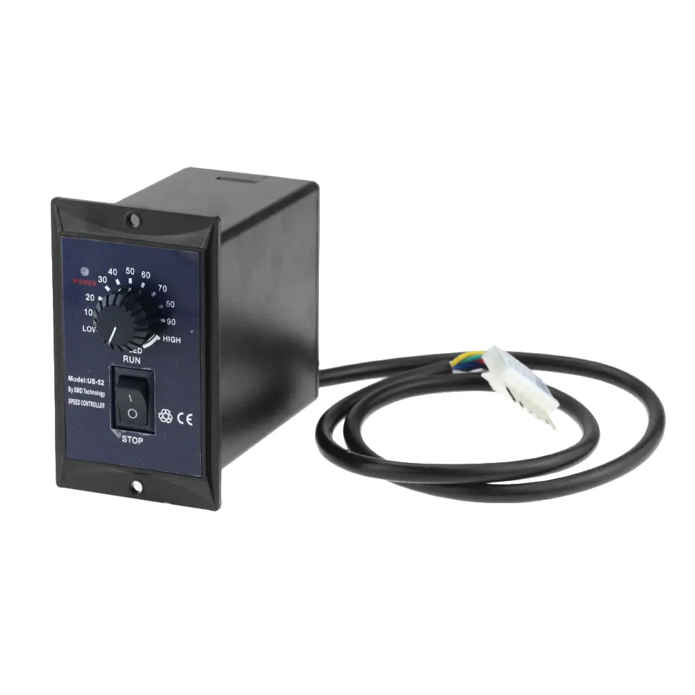 Controlador de Regulador de Velocidade Pontual para a Frente Interruptor de Controle de Velocidade & para trás 50 400w ac 220v – 60hz Us-52 6w 25w 180w 250w