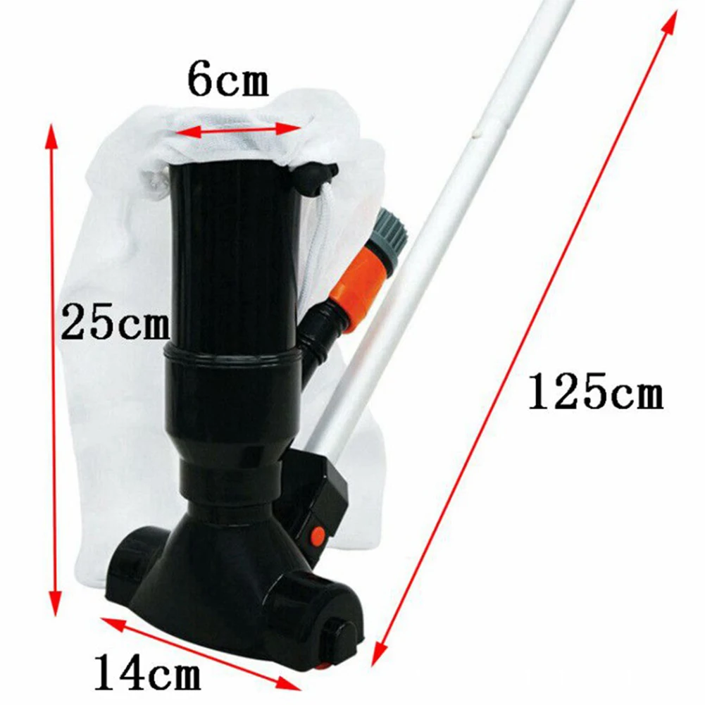 

Pool vacuum cleaner Jet Vac Underwater Vacuum Cleaner Brush Hot Spring Cleaning Tools Reusable Washable Biofoam Cleaner Pool