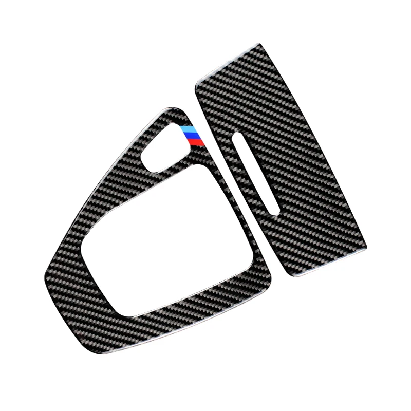 

For BMW e90 e92 e93 Interior Trim Carbon Fiber Gear Shift Control Panel Cover Sticker Car Styling 3 Series Accessories