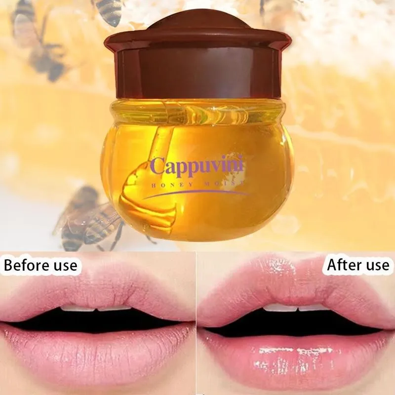 4ml Bee Lip Mask Moisturizing Silky Propolis Lip Mask Repair Lip Night Repair Little Bee Jar Lip Mask