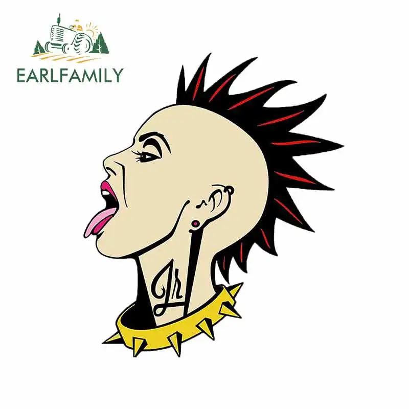 EARLFAMILY 13 см x 11 5 для мужчин в стиле панк креативная искусственная наклейка из