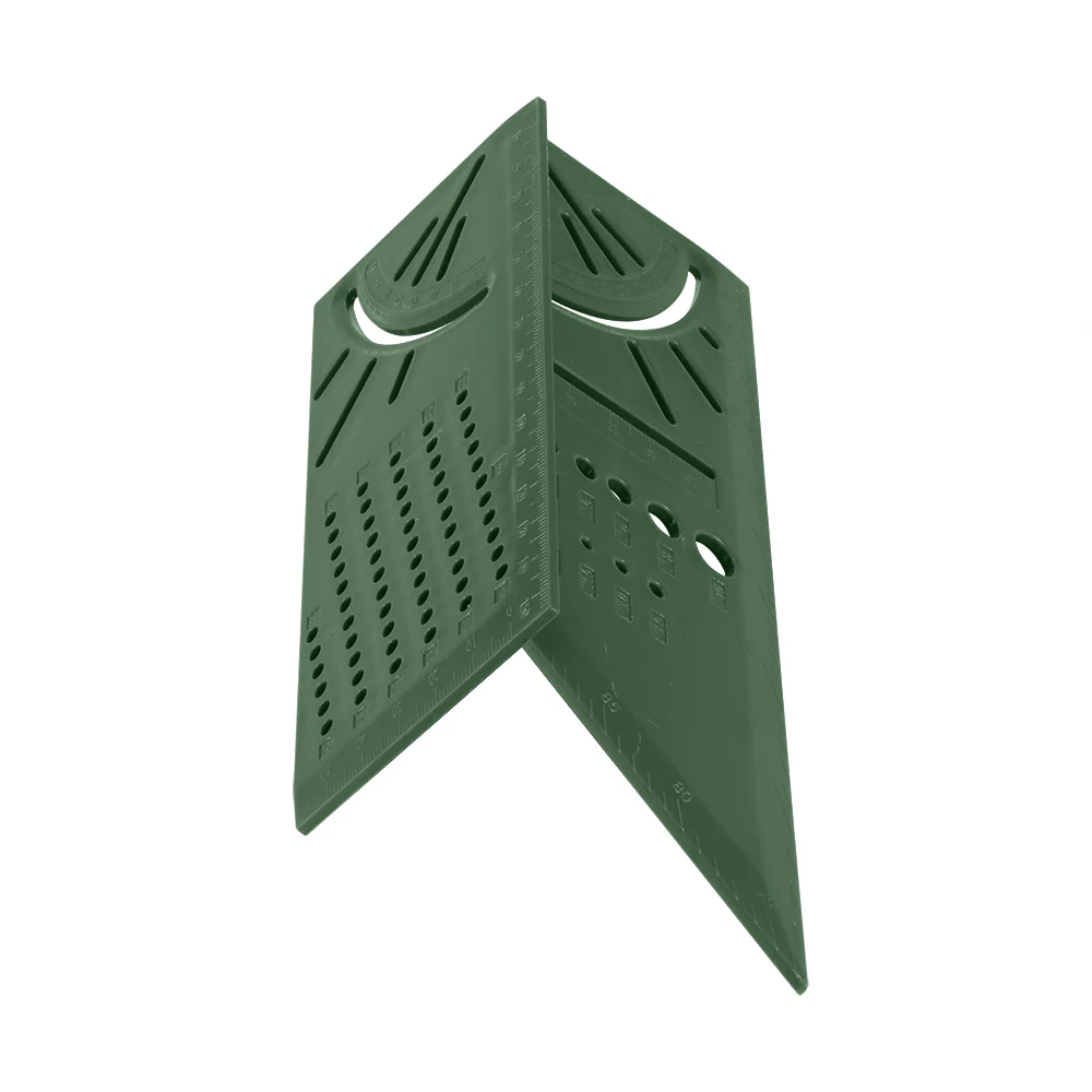 Новое поступление деревообрабатывающая Калибровочная линейка 3D Mitre углоизмерительный инструмент для измерения площади 45 градусов и 90 градусов с плотником