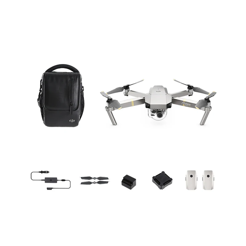 DJI Mavic Pro Platinum Fly More Combo 30 минут время полета 7 км диапазон управления 3 осевой шарнир