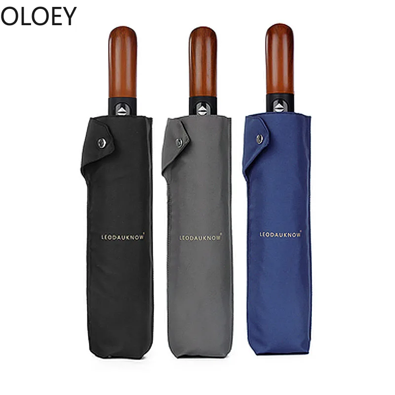 Автоматический складной зонт от дождя десять костей прочный Ветрозащитный Зонт