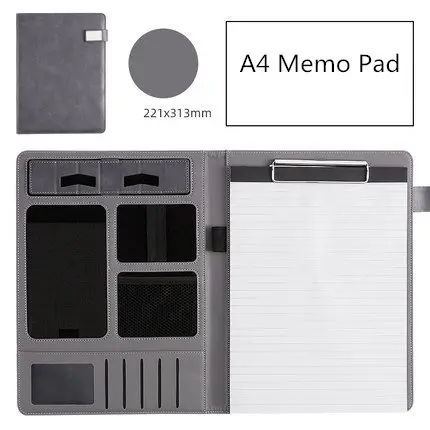 desk organizer a4 phone holder file folder for documents briefcase bag business padfolio planner office notebooks custom logo free global shipping