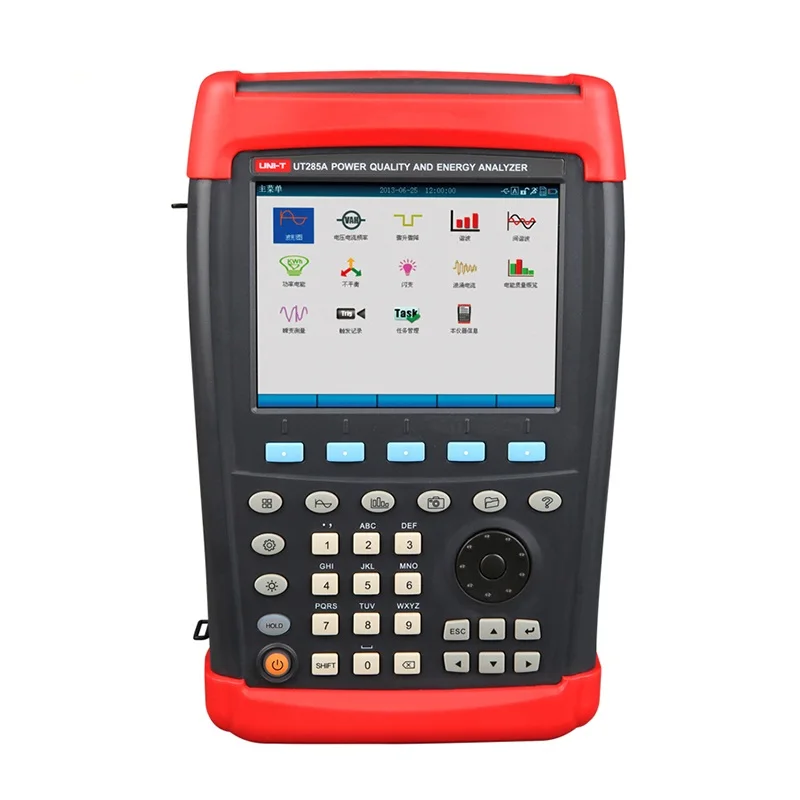 UNI T UT285A Трехфазный Анализатор качества мощности Тестирование