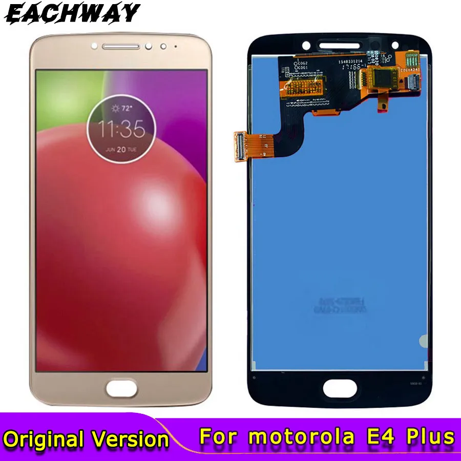 Новый для Motorola Moto E4 Plus ЖК дисплей сенсорный экран мобильный телефон дигитайзер