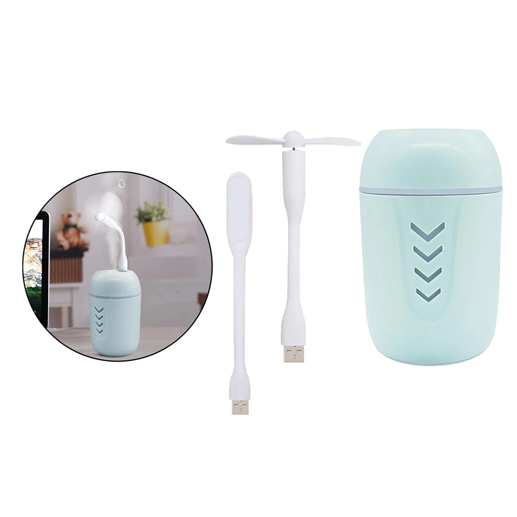 Портативный мини-увлажнитель USB 200 мл малошумный увлажнитель с цветами ночник