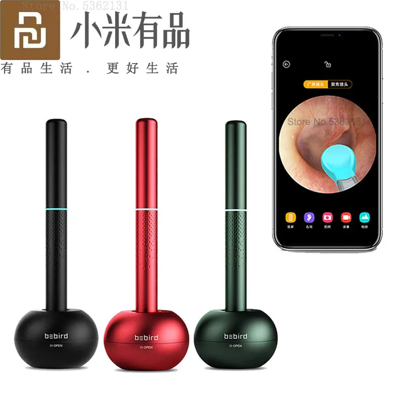 

Youpin Bebird M9 Pro Intelligent Vision Ear Stick In-czyszczenie Uszu Endoskop Tools 300W Mini Kamera Otoskop Boroskop Ear