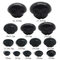 20pcs safety plastic dog noses black color 8mm9mm10mm12mm16mm can be chosen come with washers