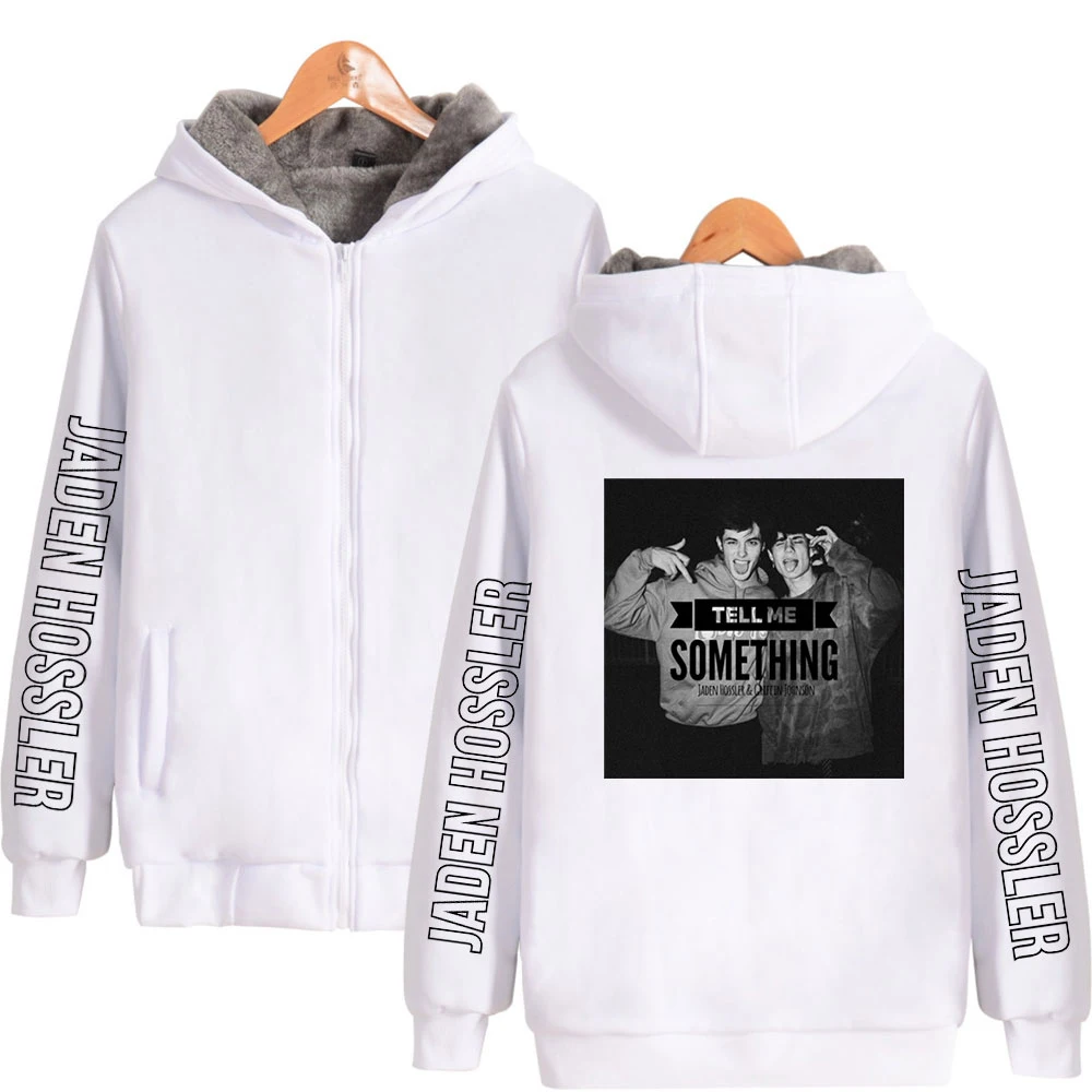 

Harajuku Thicken Long Sleeve Warm Oversized Hoodies Women/men Coat Jaden Hossler Hoodie Zipper For Winter Parkas Hoodies