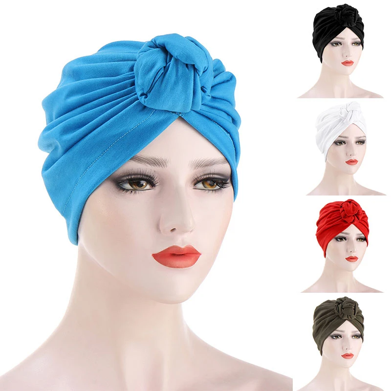 

Muslim Women Hijab Baotou Cap Multi-colored Turban Hat Scarf For Muslim Women Hijab Cap Islam Popular Bonnets For Women