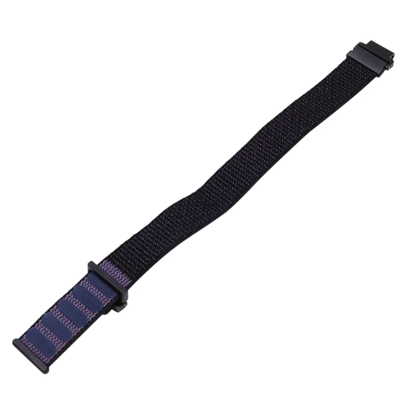 Подходит для часов Garmin 220Min 235 630 620 735 с нейлоновым ремешком черного цвета |