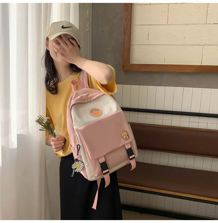 Женские школьные рюкзаки 2020 летние брендовые новые модные женские холщовые