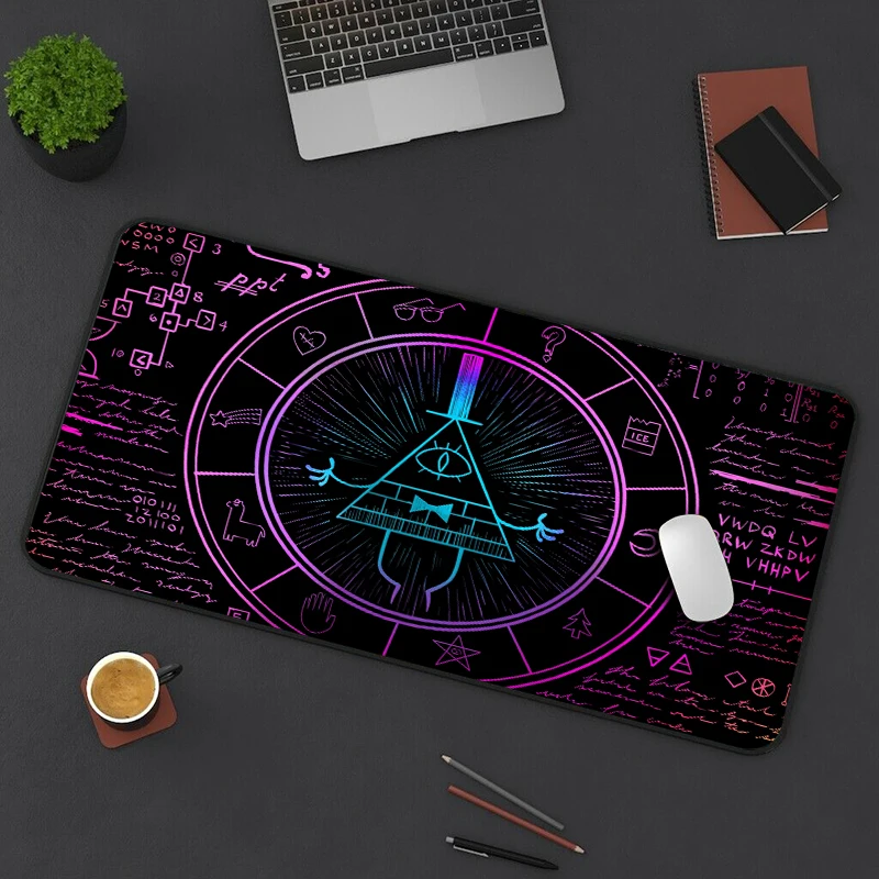 

Anime XXL Extended Computer Mouse Pad Large Wide Cloth Mousepad Gamer Mause Carpet with Stitched Edges Desk PC Keyboard Mat