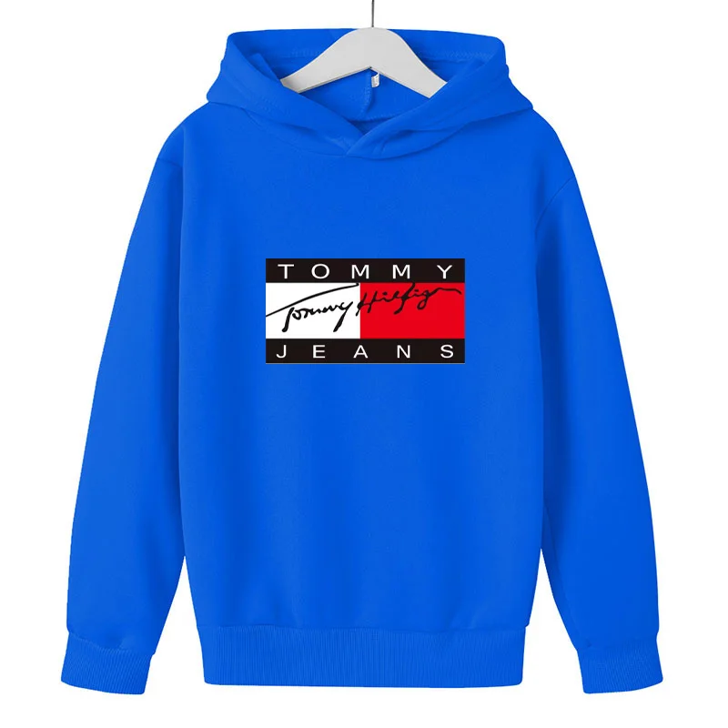 

Brand Hooded Boys and Girls Kids Hooded Sweatshirt New Spring Autumn Sweatshirt Kids Sport for Ages 4-14Y Children's Casual Coat