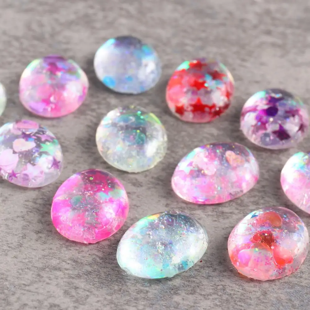 

Hot Sales 12 Grids/Box Nail Sequins Easy to Apply DIY Creation Plastic Star Moon Nail Ornament Stickers for Personal Use