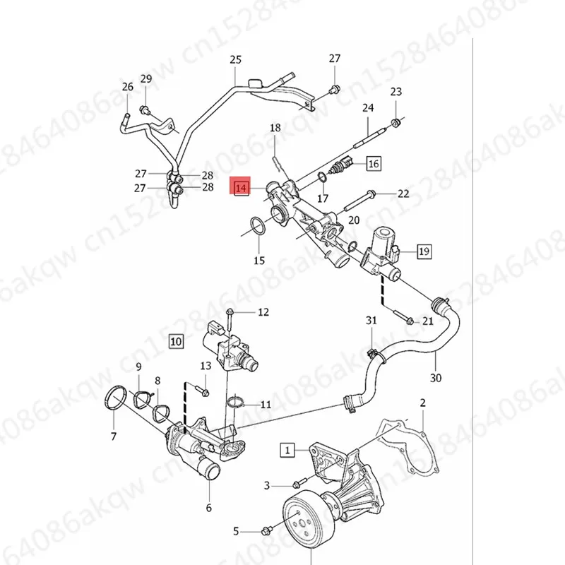 Крышка термостата автомобильного двигателя 2008 vol ords60 V60 V40 v70 охлаждение